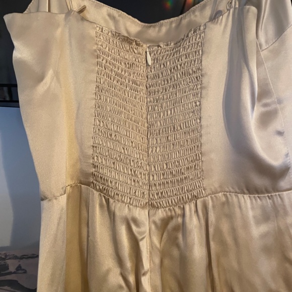 Reformation Sage Silk Jumpsuit in Ivory 🕊️🤍 - Picture 7 of 11